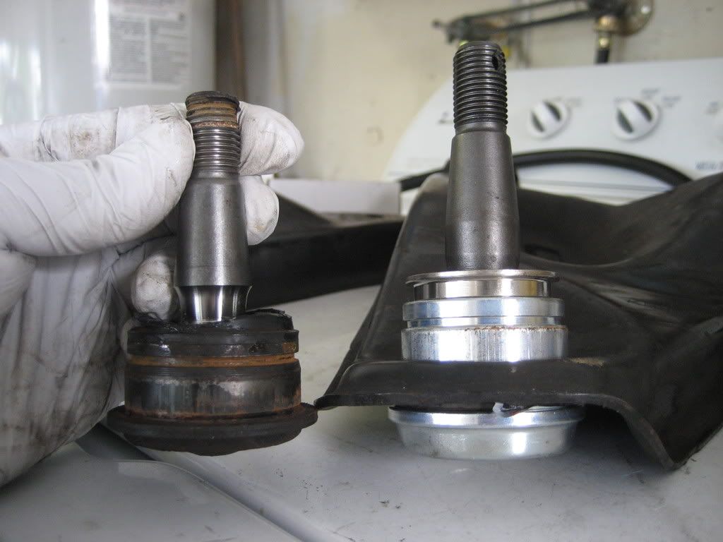 CA FS Moonface Roll Center Adjusters pressed in S14 rear lower control